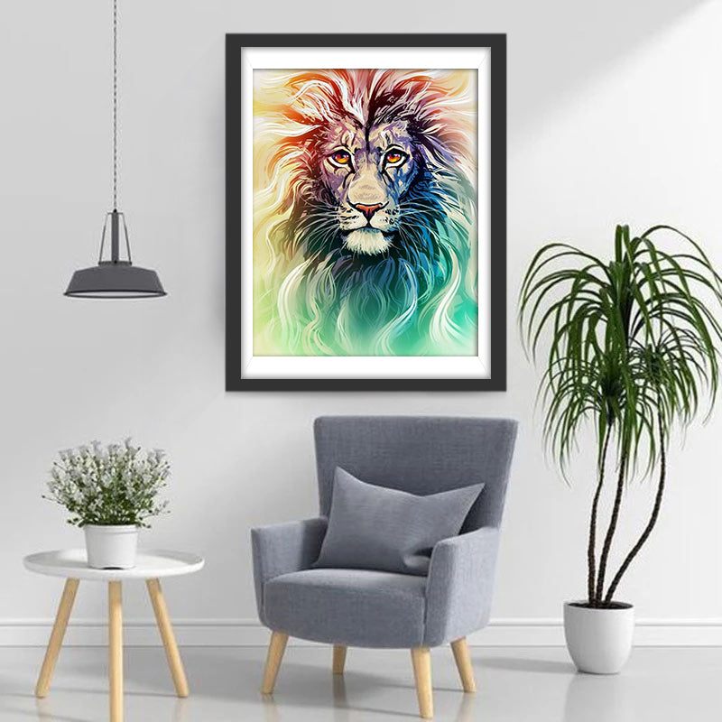 Lion en Couleur d&