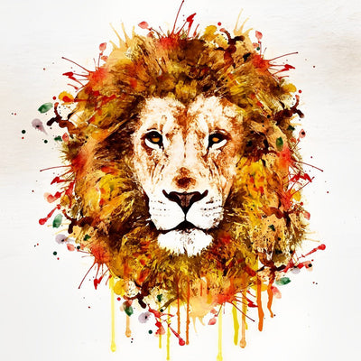 Lion Peinture à l'Huile Broderie Diamant