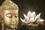 Lotus et Bouddha Broderie Diamant