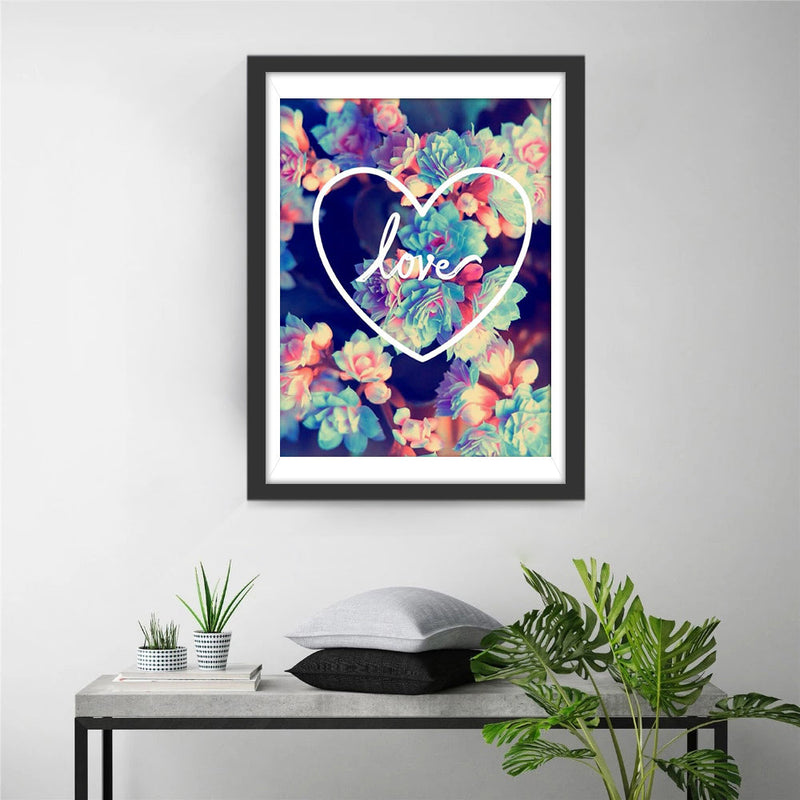 Love et Cœur Broderie Diamant