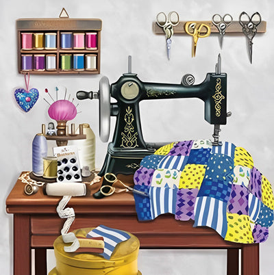 Machine à Coudre et Fil Broderie Diamant