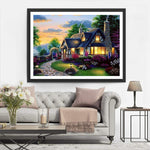 Maison en Pierre Broderie Diamant