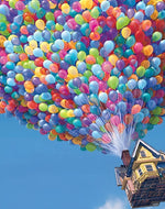 Maison Volante en Tour du Monde Broderie Diamant