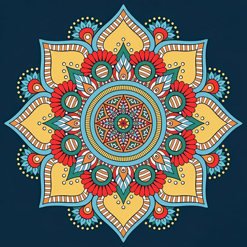 Mandala Beau Broderie Diamant