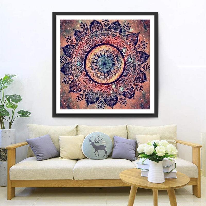 Mandala et Ciel Etoilé Broderie Diamant