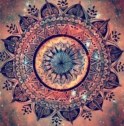 Mandala et Ciel Etoilé Broderie Diamant
