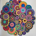 Mandala et Fleur Broderie Diamant