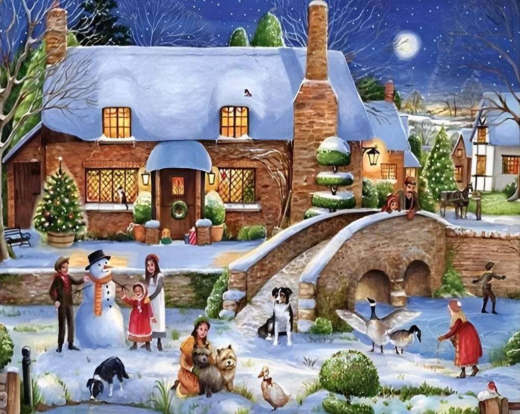 Marché de Noël Broderie Diamant