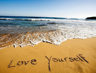 Mer avec des Mots sur Plage Broderie Diamant