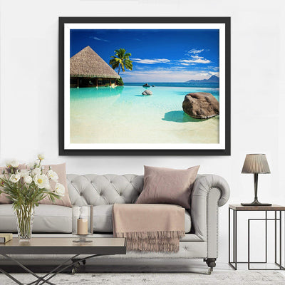 Mer et Chalet Broderie Diamant