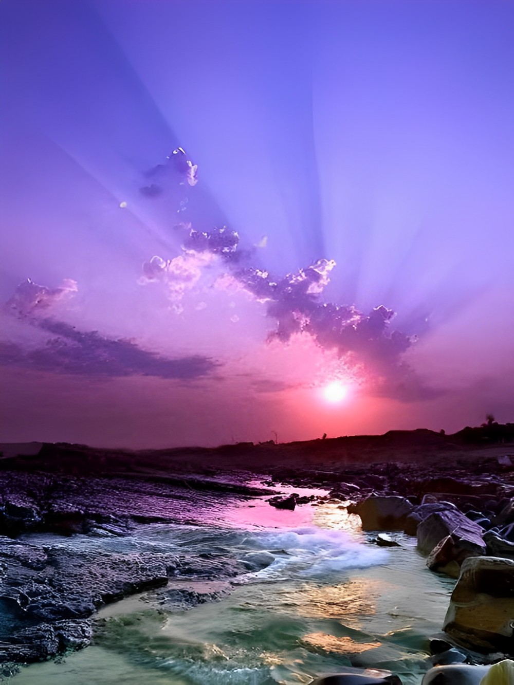 Mer et Ciel Magnifique Broderie Diamant