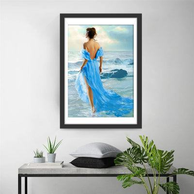 Mer et Femme Broderie Diamant