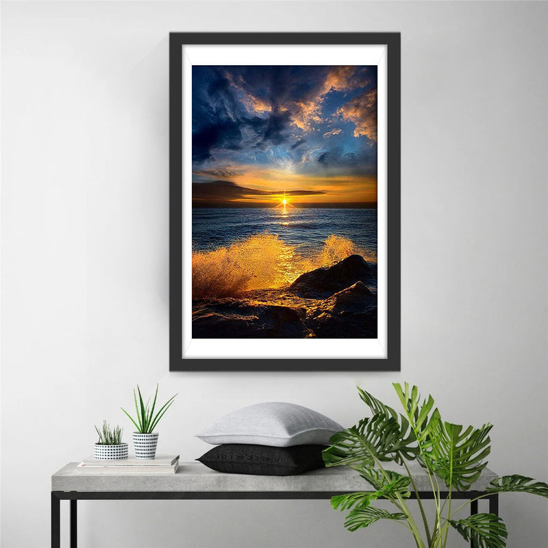 Mer et Soleil Broderie Diamant