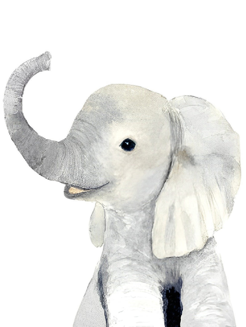 Mignon Éléphanteau Jouant Cartoon Enfants Broderie Diamant