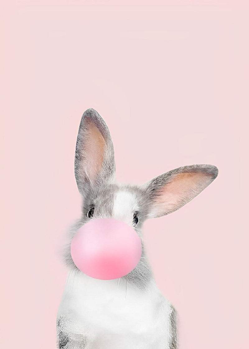 Mignon Lapin et Bubble-Gum Broderie Diamant