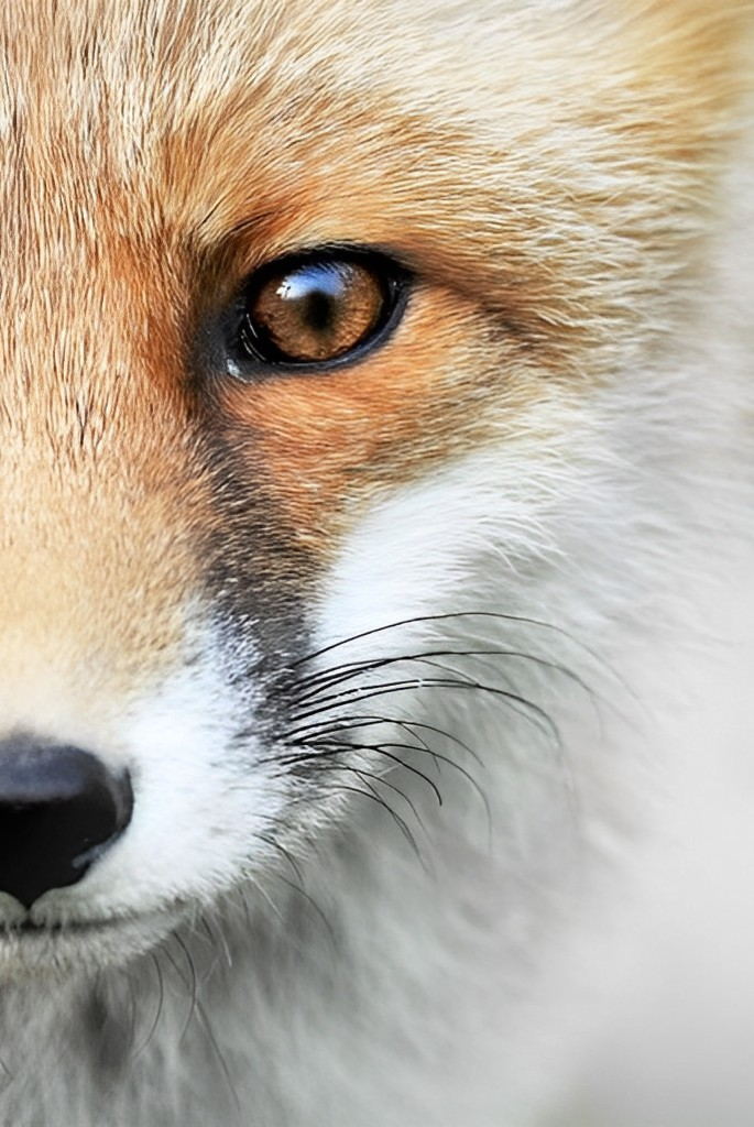 Mignon Petit Renard Broderie Diamant