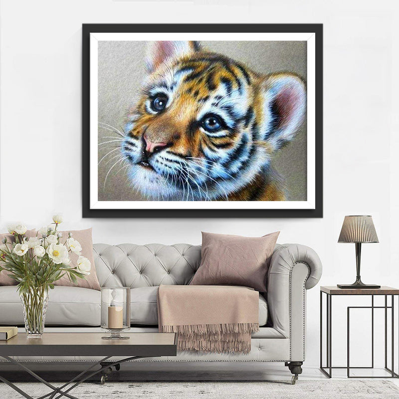 Mignon Petit Tigre Broderie Diamant