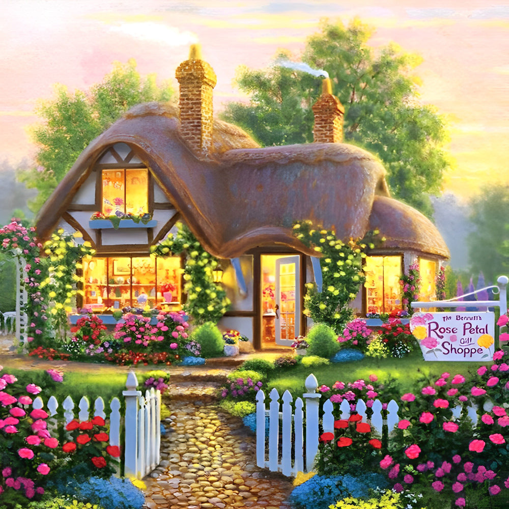 Mignonne Petite Maison Broderie Diamant