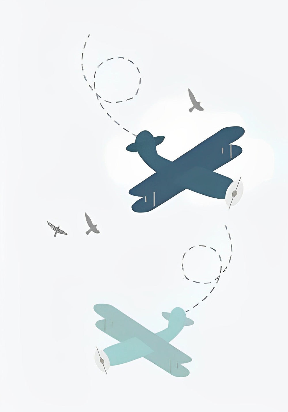 Mignons Avions Cartoon Broderie Diamant