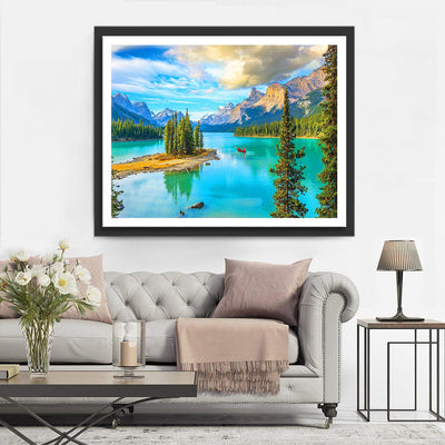 Montagnes et Paysage Magnifique Broderie Diamant