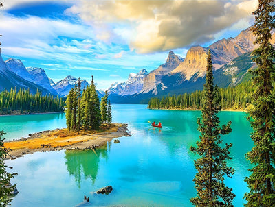 Montagnes et Paysage Magnifique Broderie Diamant