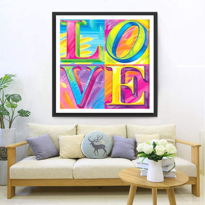 Mot d'Amour Broderie Diamant