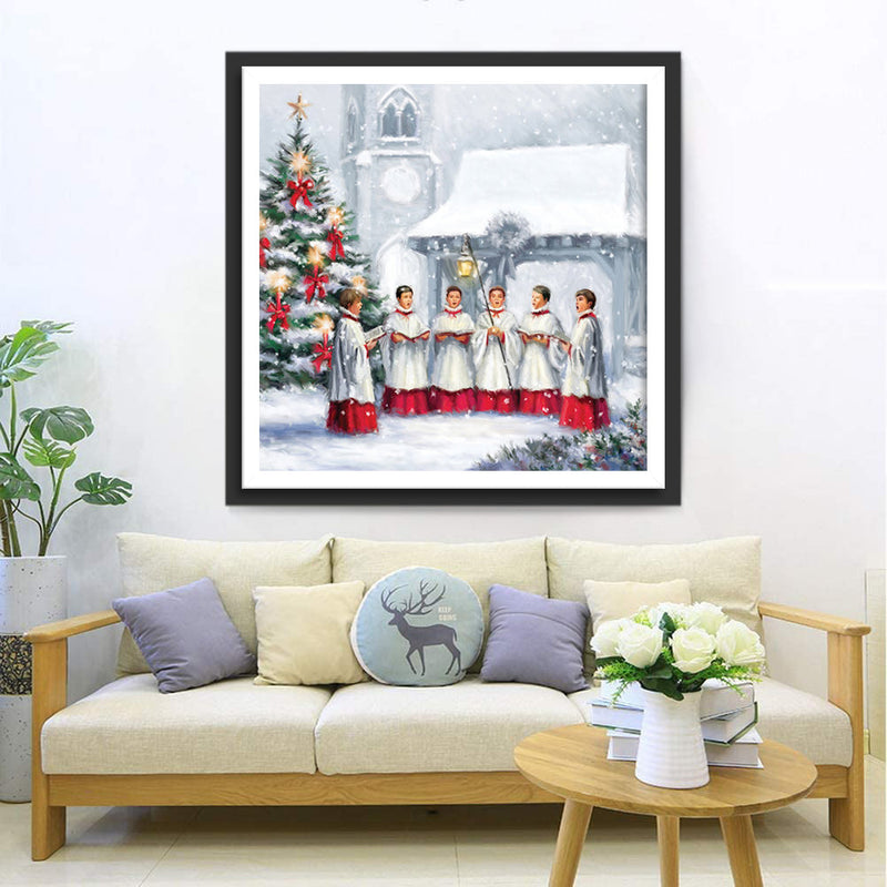 Noël et Chorale Broderie Diamant