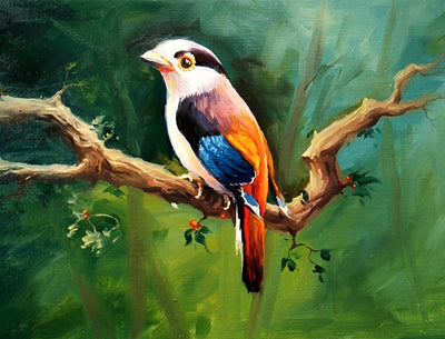 Oiseau Debout Broderie Diamant