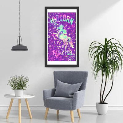 Ombre de Licorne Lumineuse Broderie Diamant