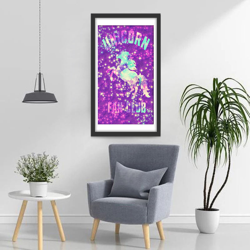 Ombre de Licorne Lumineuse Broderie Diamant