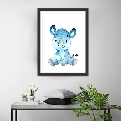 Ours Bleu Broderie Diamant