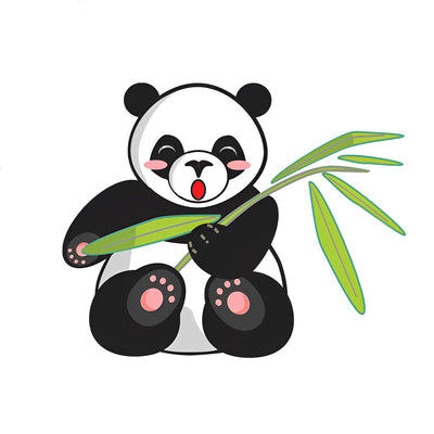 Panda et Bambou Cartoon Broderie Diamant