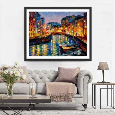 Paysage de Venise Broderie Diamant
