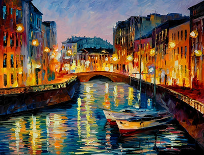 Paysage de Venise Broderie Diamant