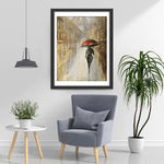 Peinture Urbaine d'une Femme Portrait Broderie Diamant