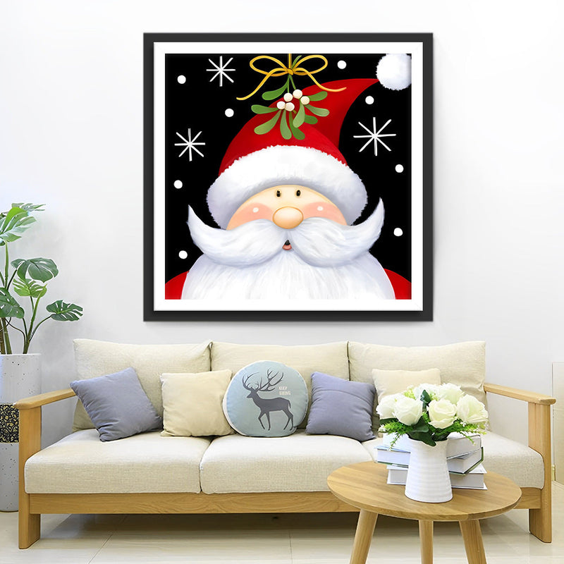 Père Noël Broderie Diamant