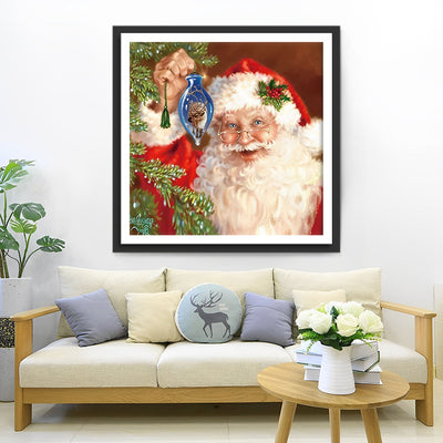 Père Noël Broderie Diamant