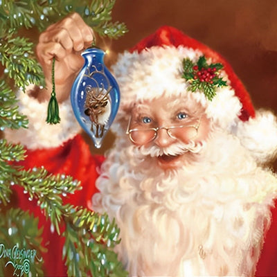 Père Noël Broderie Diamant