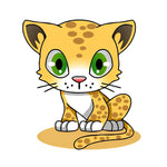 Petit Léopard Cartoon Enfants Broderie Diamant