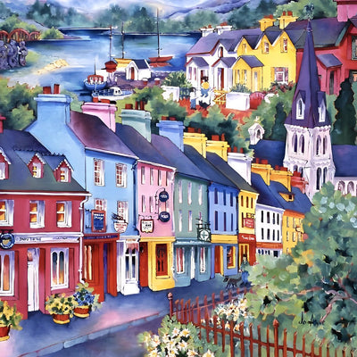 Petit Village Européen Broderie Diamant