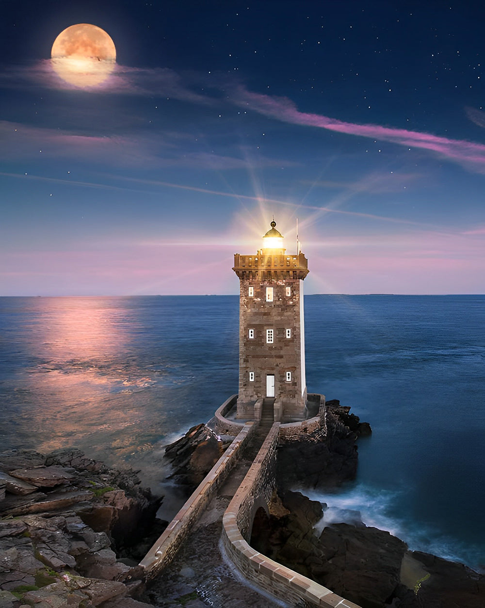 Phare de Nuit Broderie Diamant