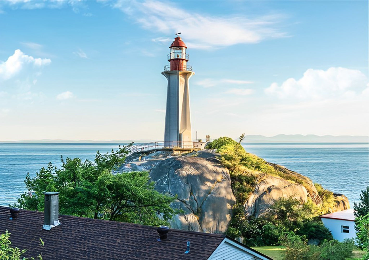 Phare et Ile Broderie Diamant