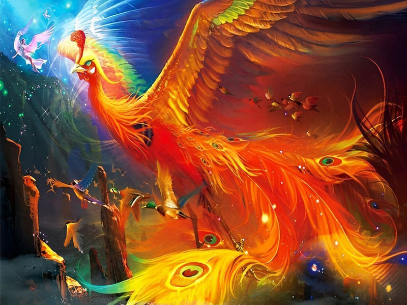 Phénix et les Autres Oiseaux Broderie Diamant