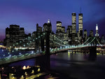 Pont de Brooklyn de Nuit Broderie Diamant