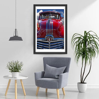 Pontiac Streamliner Rouge Broderie Diamant
