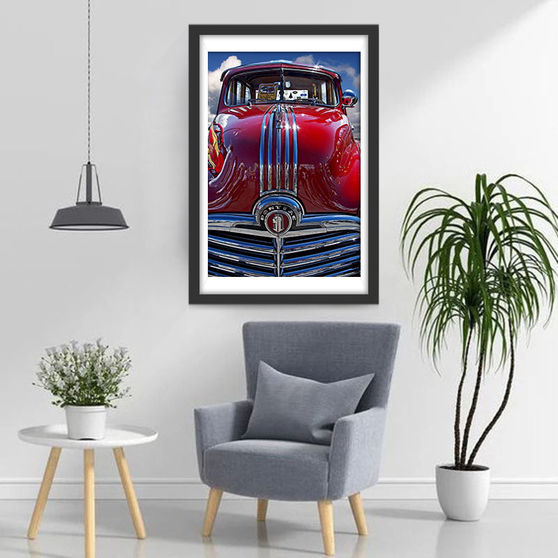 Pontiac Streamliner Rouge Broderie Diamant