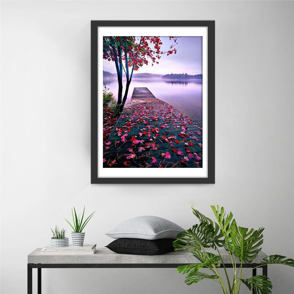 Quai des Feuilles Rouges Broderie Diamant