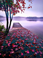 Quai des Feuilles Rouges Broderie Diamant