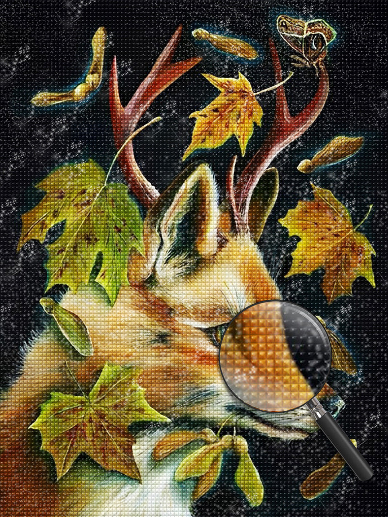 Renard et les Feuilles d&
