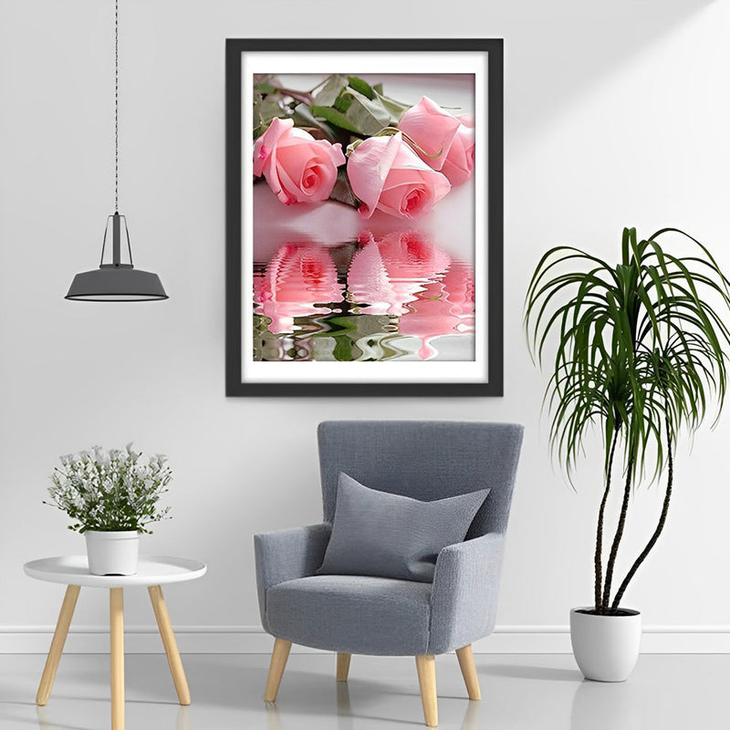 Roses Roses Broderie Diamant